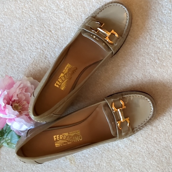 Ferragamo Block Heel Loafer Sz. 10 - Picture 1 of 7